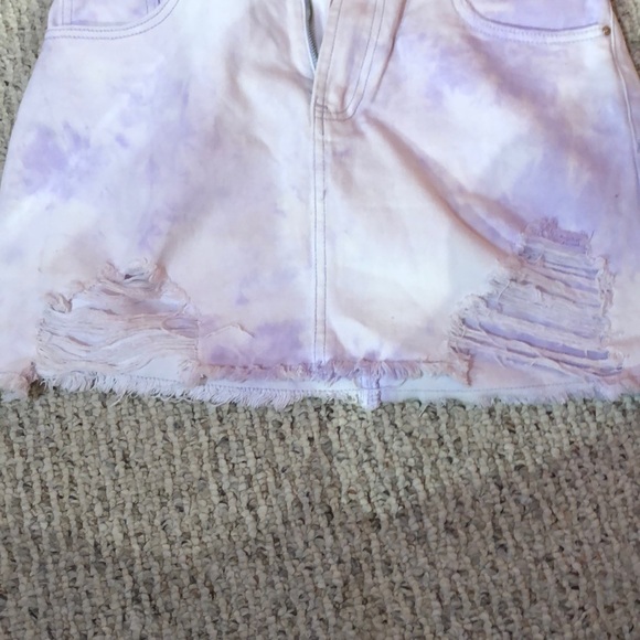 Purple TieDye Forever 21 skirt. - Picture 3 of 5
